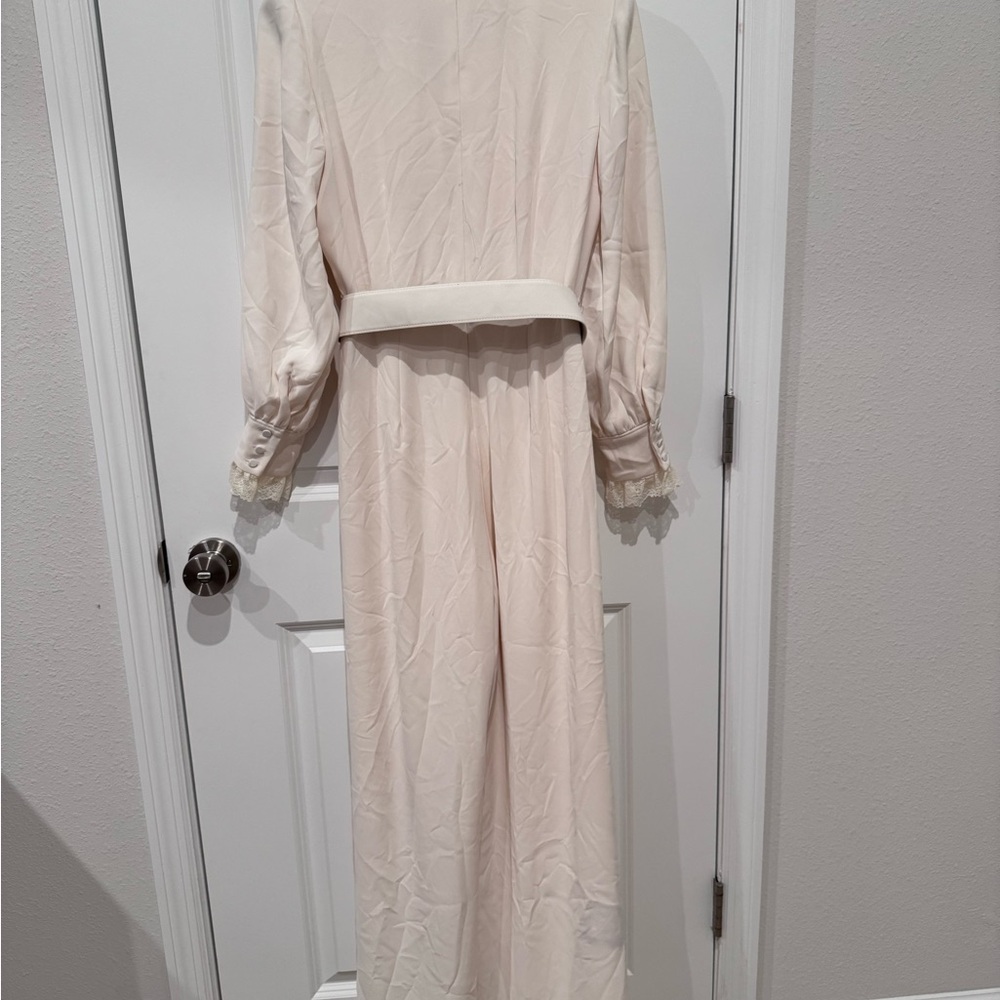 Antonio Melanie colab with Nicola Bathie Ivory Belted Jumpsuit - Picture 6 of 6